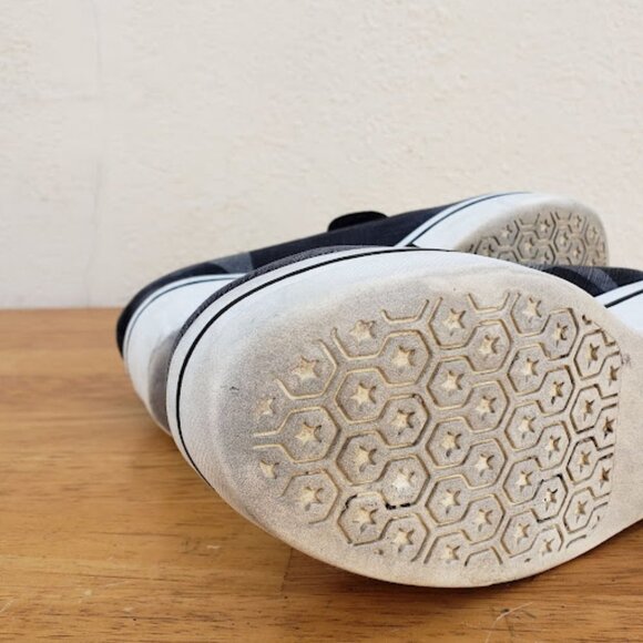 Stella McCartney Dark Grey Star Binx Canvas Platform Slip-on Sneakers - Picture 11 of 12